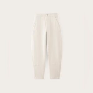 Everlane | White/Bone Color | The Utility Barrel Pant | Size 4 R
